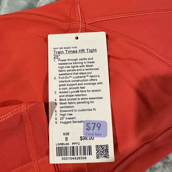 Lululemon train times legging - Picture 2 of 3